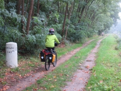 A vélo sur le latéral